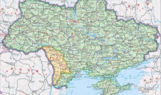 乌克兰位置世界地图